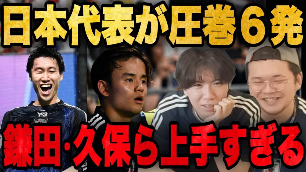 The Japanese national team won with a huge 6 shots! Pre-chan is dismayed because the regulars such as Kubo and Kamata are so good.[Cut-out]