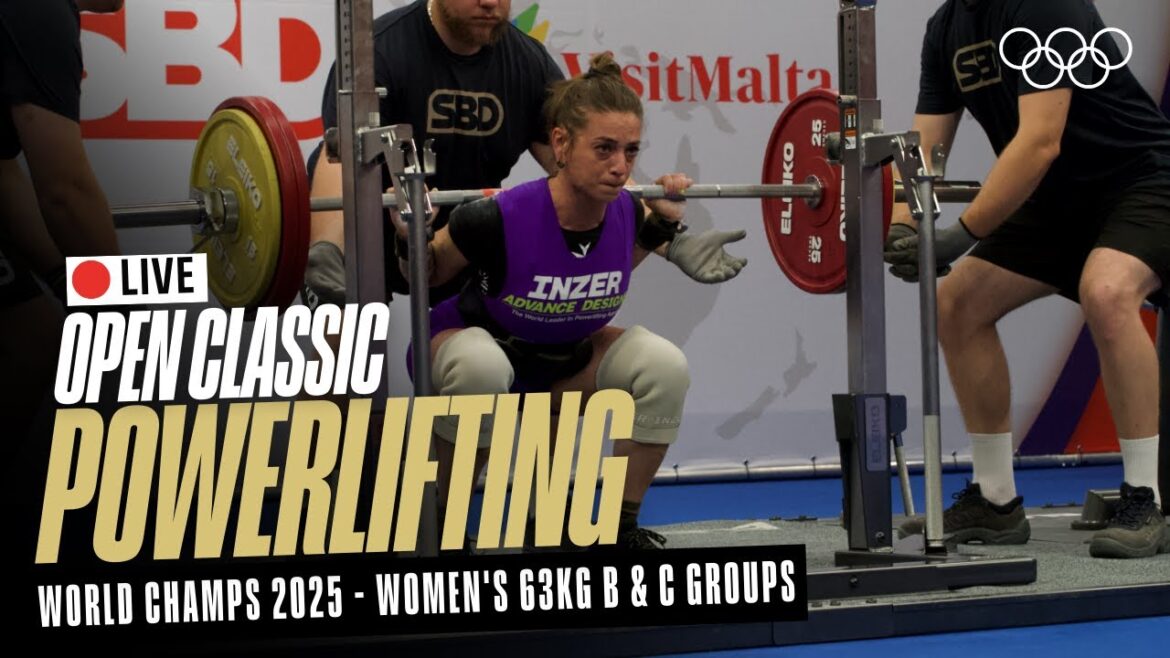 🔴 LIVE Powerlifting | Women's 63kg B & C Groups | World Classic Open Championships | Chemnitz