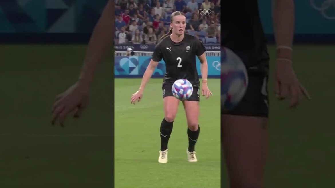 First touch magic, second touch lethal.😼⚽️ #Olympics