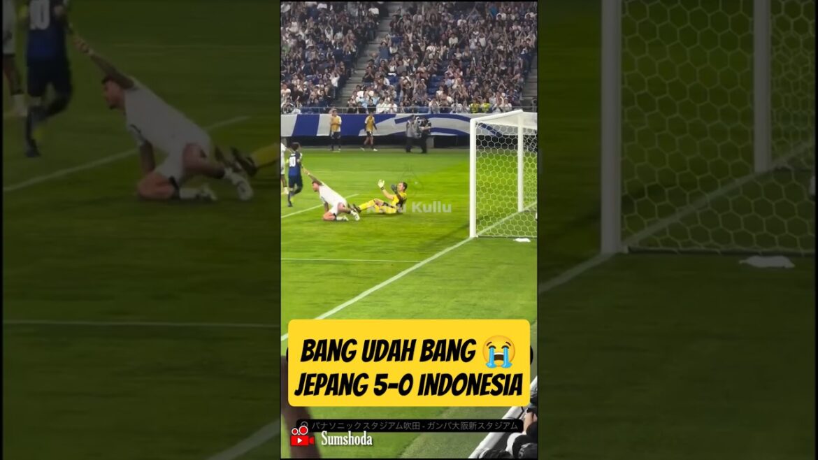 Shuto Machino Goals !! Japanese score 5-0 Indonesian national team, 2026 World Cup qualification