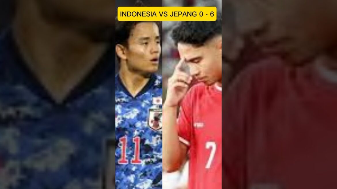 Indonesia lost again to Japan with a score of 6 - 0 #SepanBola