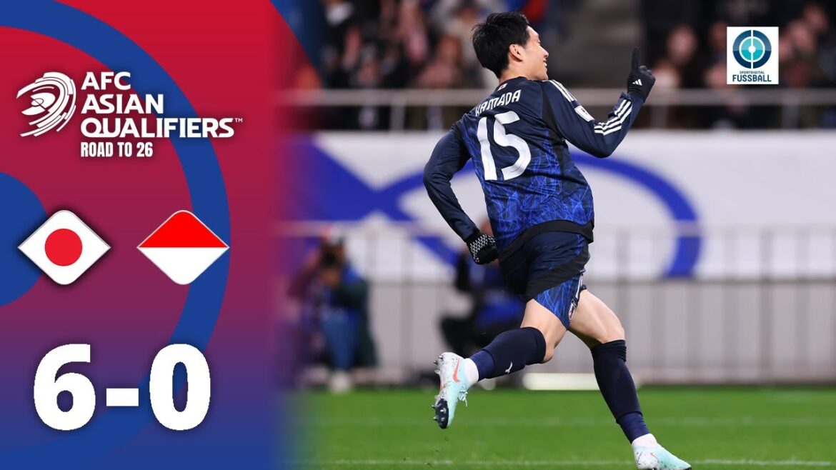 Machino meets with a goal spectacle! Japan wins clearly | Japan - Indonesia