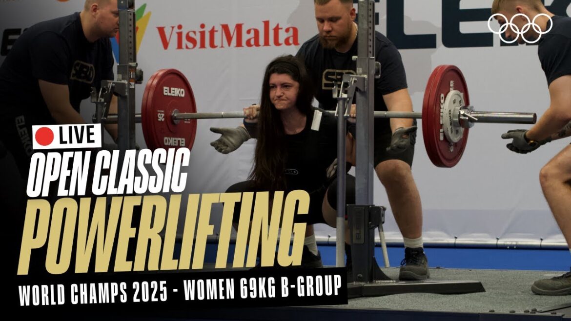 Powerlifting | Women's 69kg B-Group | World Classic Open Championships | Chemnitz