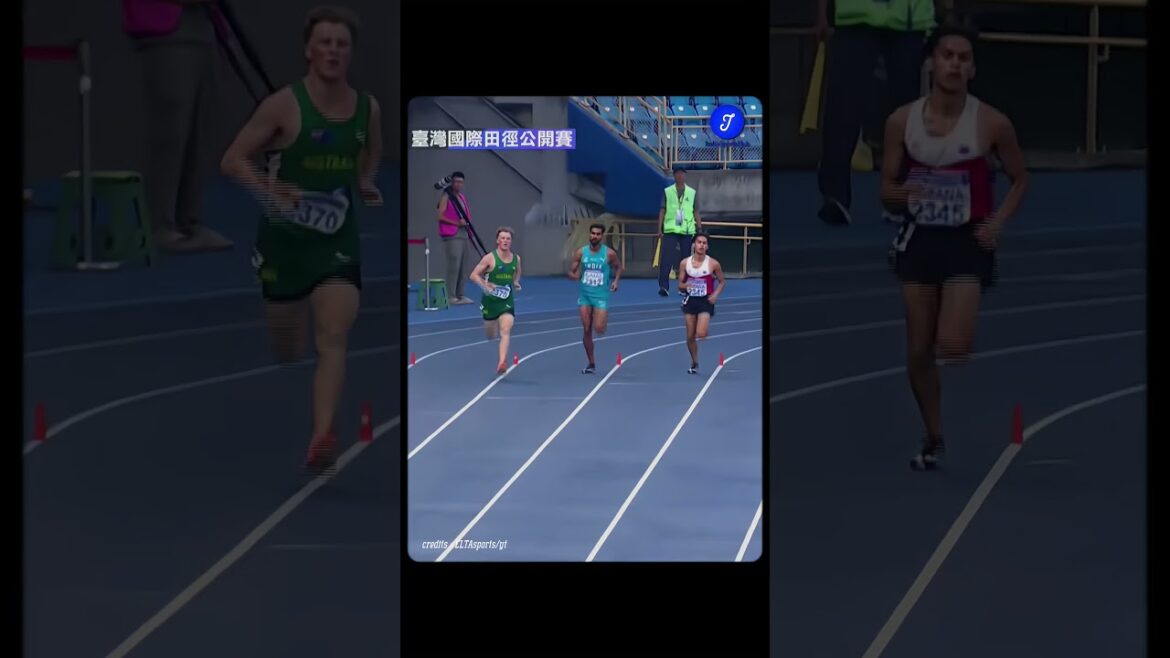 KRISHAN KUMAR wins GOLD 🥇in 800m at Taiwan Open