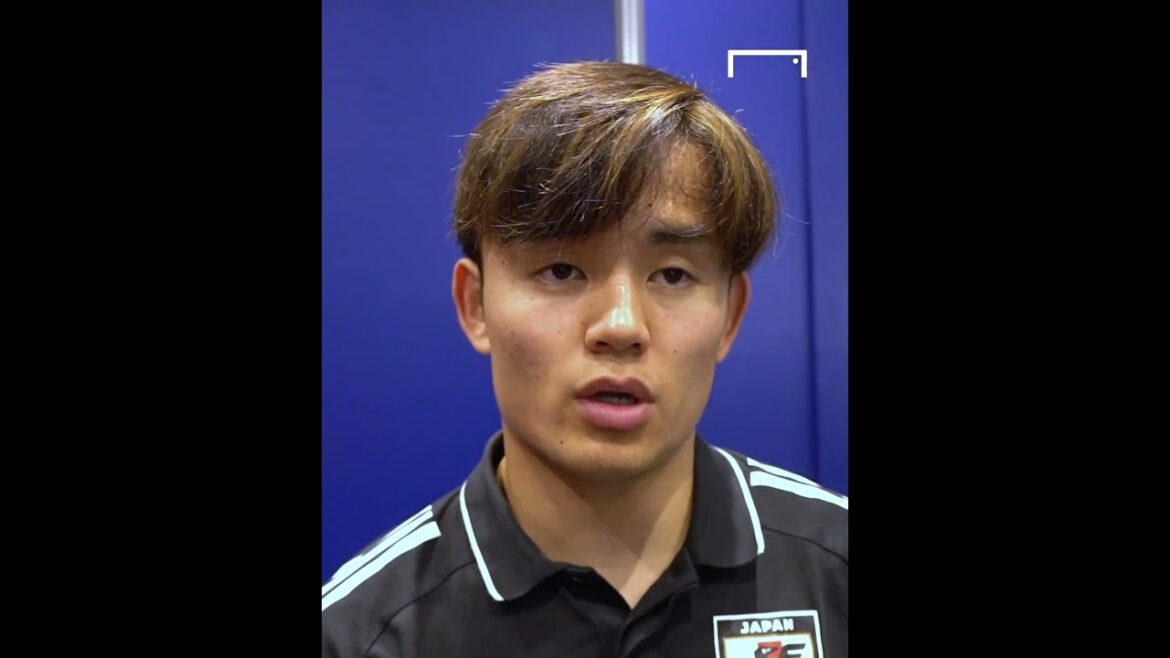 Takeffusa Kubo's reaction after bringing Japan destroys Indonesia 6-0