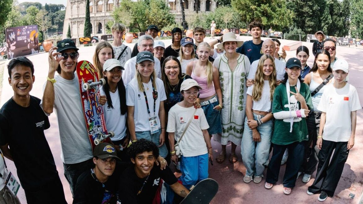 IOC PRESIDENT BACH IN VISIT FOR THE WORLD CUP ROME 2025 IOC PRESIDENT BACH IN VISIT FOR THE WORLD CUP ROME 2025