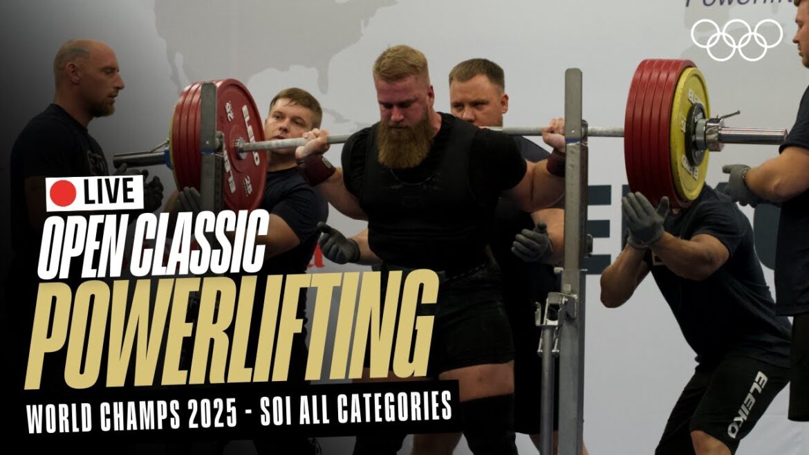 🔴 LIVE Powerlifting | SOI All Categories | World Classic Open Championships | Chemnitz 🔴 LIVE Powerlifting | SOI All Categories | World Classic Open Championships | Chemnitz