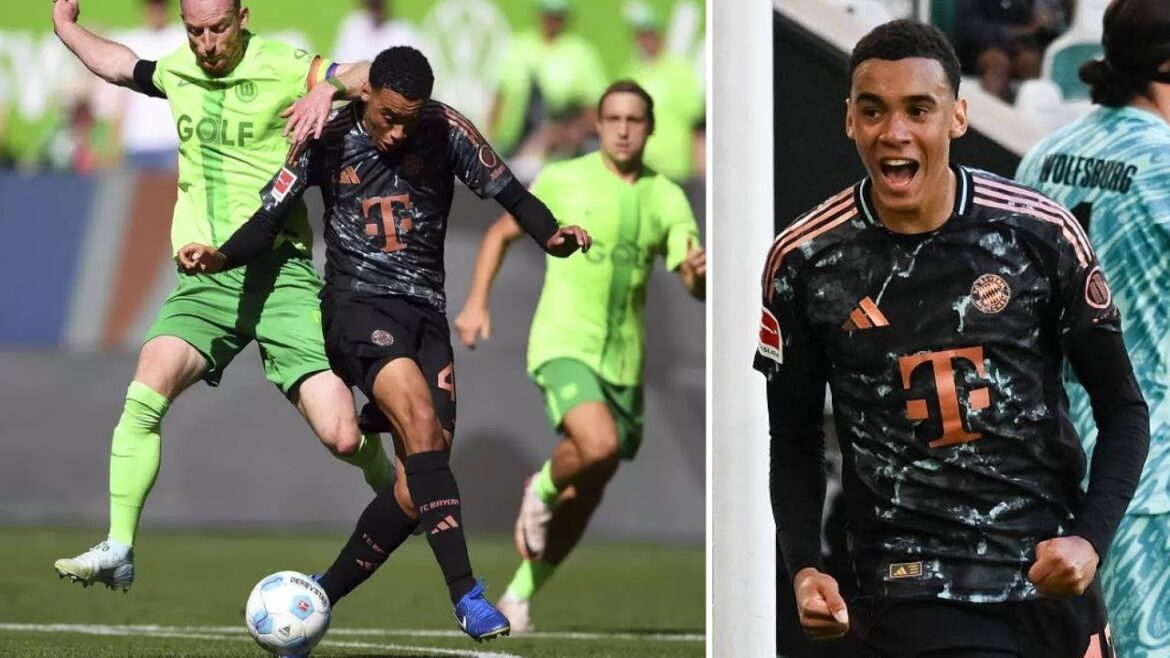 Jamal Musiala Bayern Munich vs Wolfsburg (A) 24/25 W1