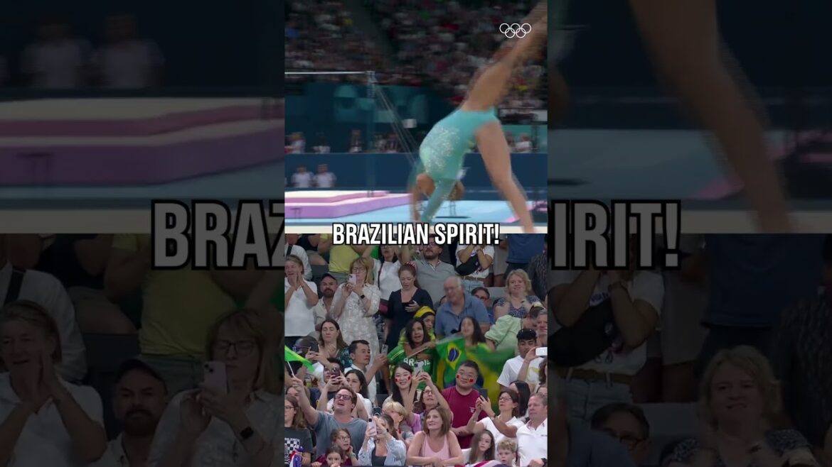 A golden performance from Rebeca Andrade kept Team Brazil fans on their feet! π§π· #Olympics A golden performance from Rebeca Andrade kept Team Brazil fans on their feet! π§π· #Olympics