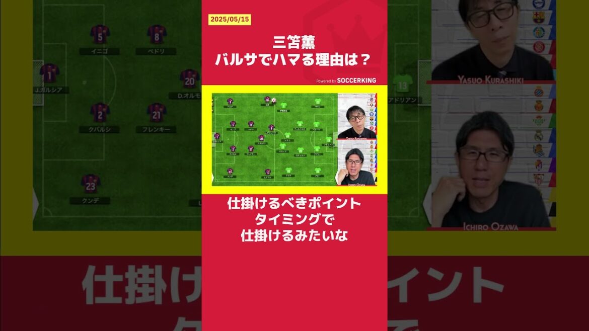 Mito Kaoru: Why do you get hooked at Barça? Mito Kaoru: Why do you get hooked at Barça?