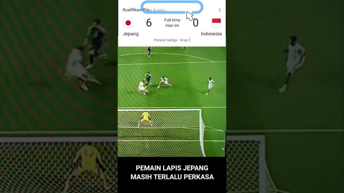 Japan vs Indonesia #football #worldcup #bolaindonesia