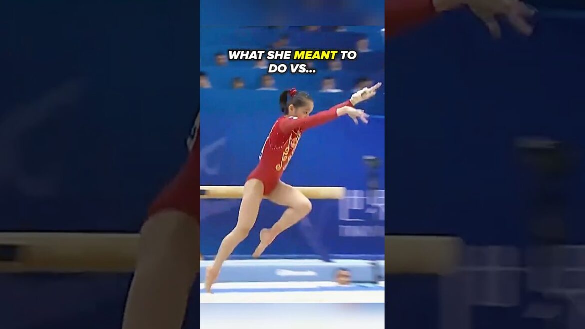 She pulled off this crazy save at the Olympics!🤯 #gymnastics #save #sports #olympics #tumbling