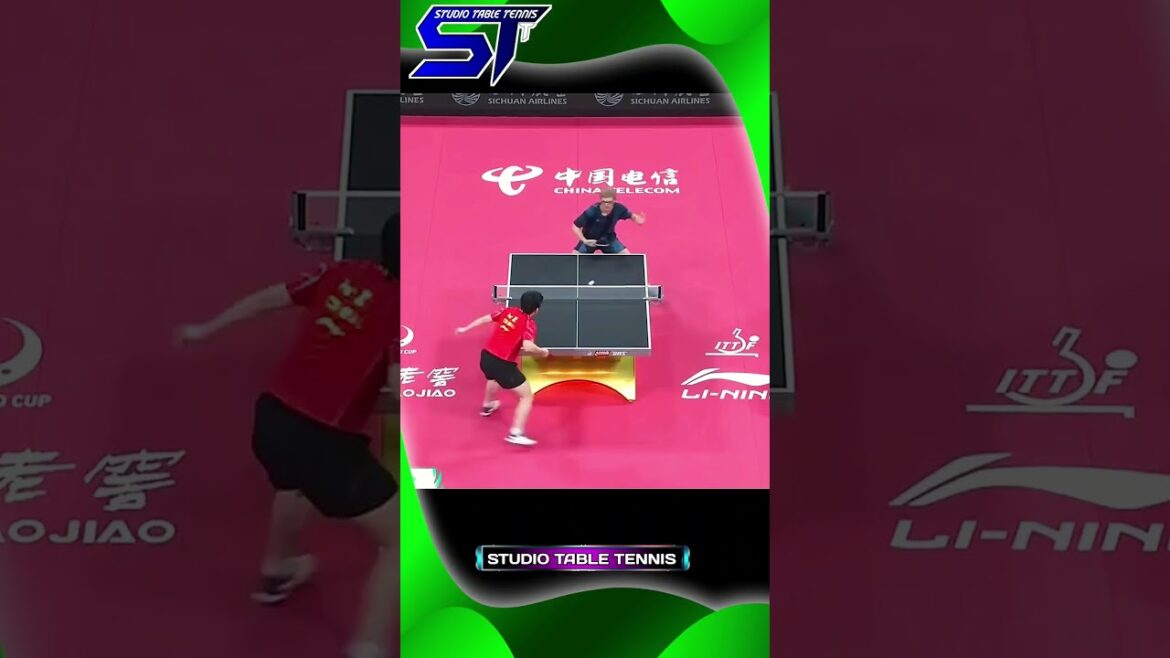 Banana Flick From FELIX LEBRUN #탁구#Zhuoqiu#Table tennis#wtt #ittf #tabletennis #sports #shorts