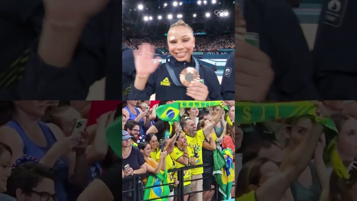 The medal’s shiny... but that reaction? Priceless. 🥇😭 #Olympics