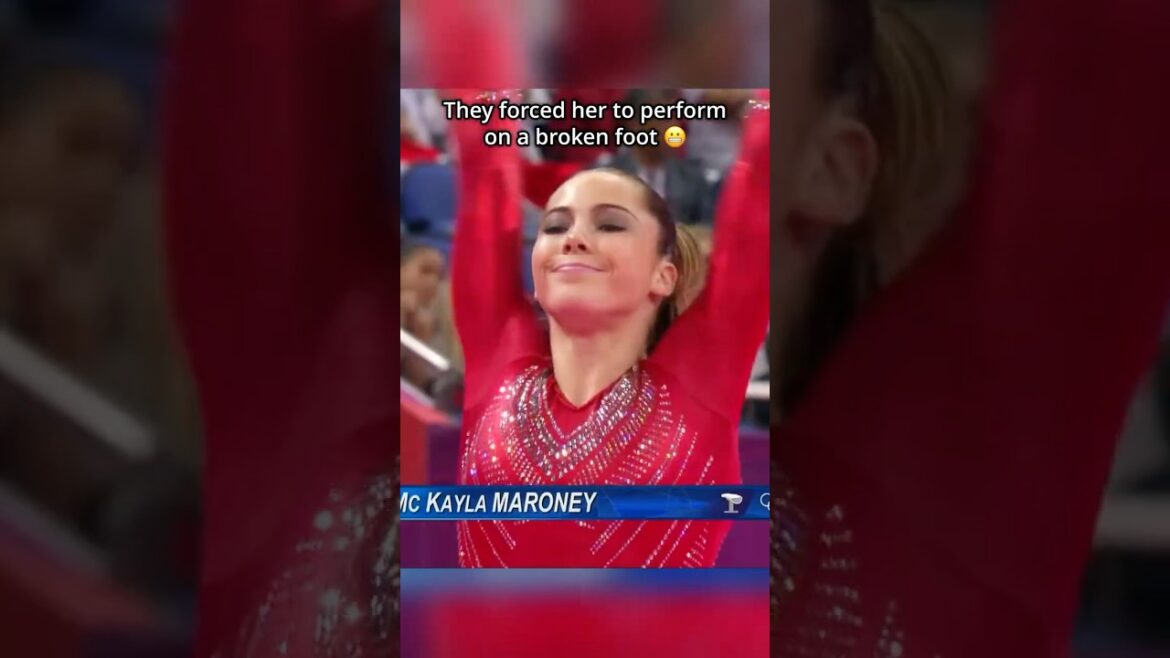 The greatest Vault ever was done with a what?!🤯 #gymnastics #vault #olympics #sports #perfect