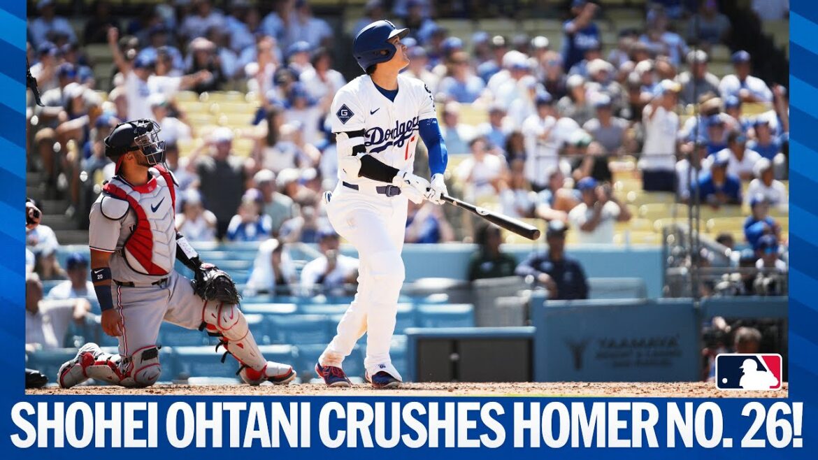 Shohei Ohtani hits his 26th homer of the year! 💪