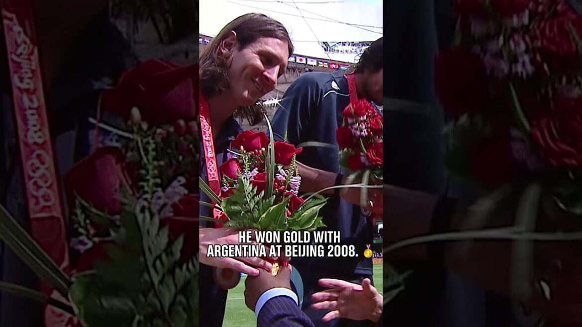 Messi 🔟: Football icon. Olympic champion! 🎉🥇🏆