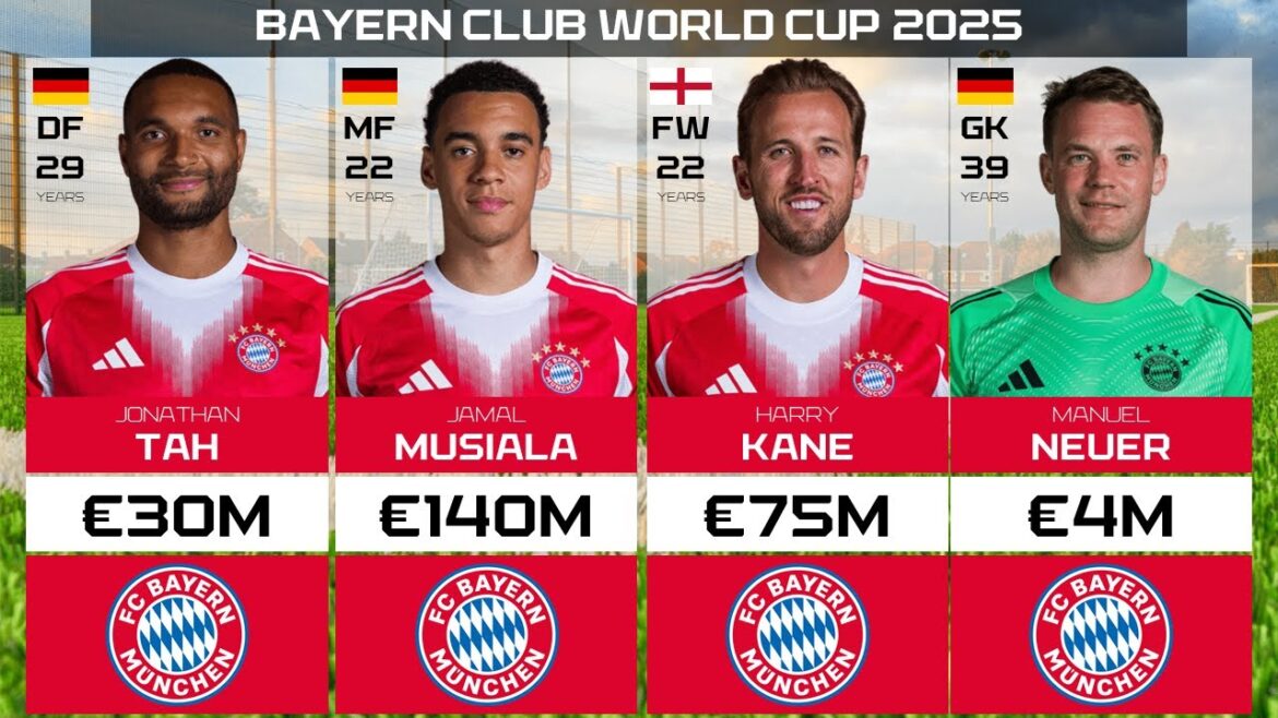 Bavaria Munche Official Squad FIFA Club World Cup 2025 Squad | Official squad of Bayern Munich Bavaria Munche Official Squad FIFA Club World Cup 2025 Squad | Official squad of Bayern Munich