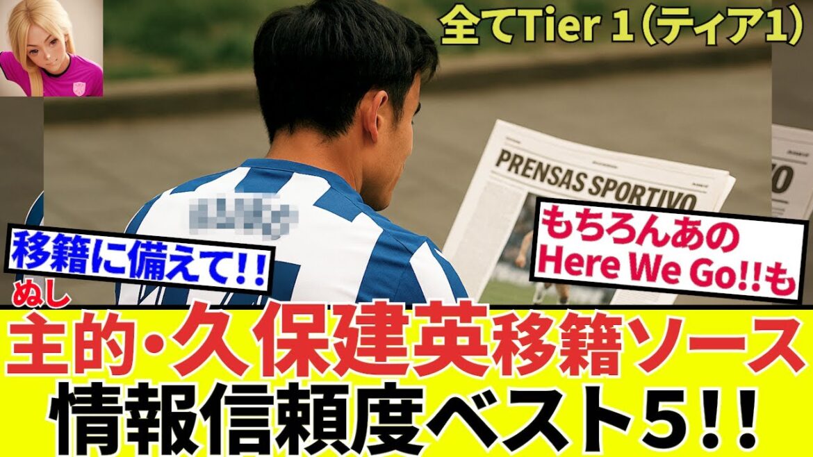 [Take Kubo!!]I'm transferring to Takefusa Kubo! ! (80%) Before that, let's know about the source! ! Introducing the top 5 reliable sources! ! Of course, Romano is also in! !