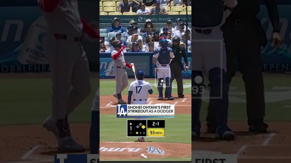 Shohei Ohtani’s First Strikeout as a Dodger! ππ #ShoHEOHTANI #SHOHEI #OHTANI #DODGERS Shohei Ohtani's First Strikeout as a Dodger! ππ #ShoHEOHTANI #SHOHEI #OHTANI #DODGERS