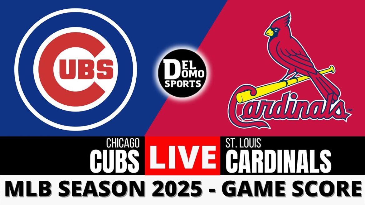CHICAGO CUBS VS ST LOUIS CARDINALS ⚾️ MLB Game Score Radio Play-by-Play CHICAGO CUBS VS ST LOUIS CARDINALS ⚾️ MLB Game Score Radio Play-by-Play