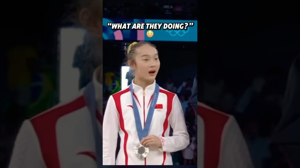 She Tried Her Best Aww😭 #gymnastics #wholesome #olympics #gymnast