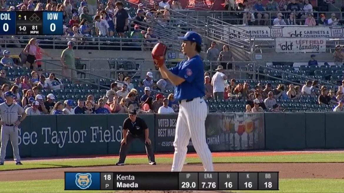[Maeda Kenta]2025/06/27 vs Guardians 3A Chicago Cubs Kenta Maeda Chicago Cubs #Hiroshima Toyo Carp
