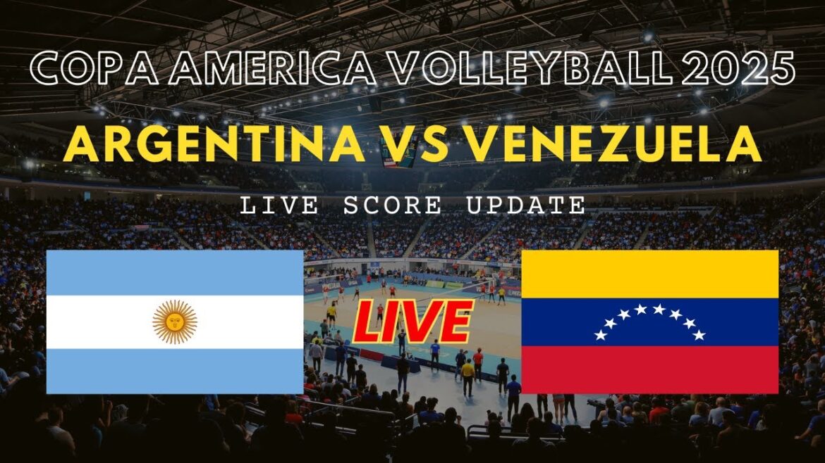 Argentina vs Venezuela Live Scores: Men's Volleyball Copa America 2025