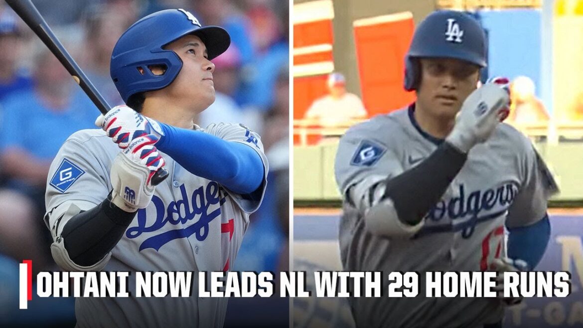 Shohei Ohtani blasts home run No. 29 PERFECLY on cue 😂 | MLB on ESPN