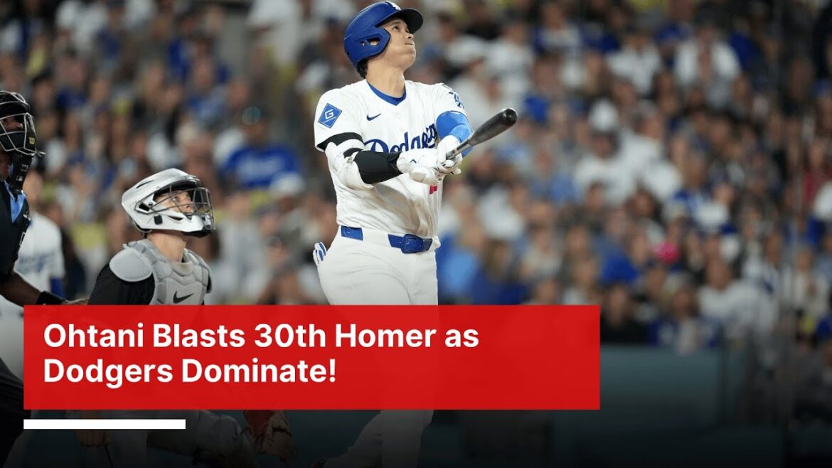 Shohei Ohtani Crushes 30th HR as Dodgers Beat White Sox | MLB Highlights 2025 | AD1Z