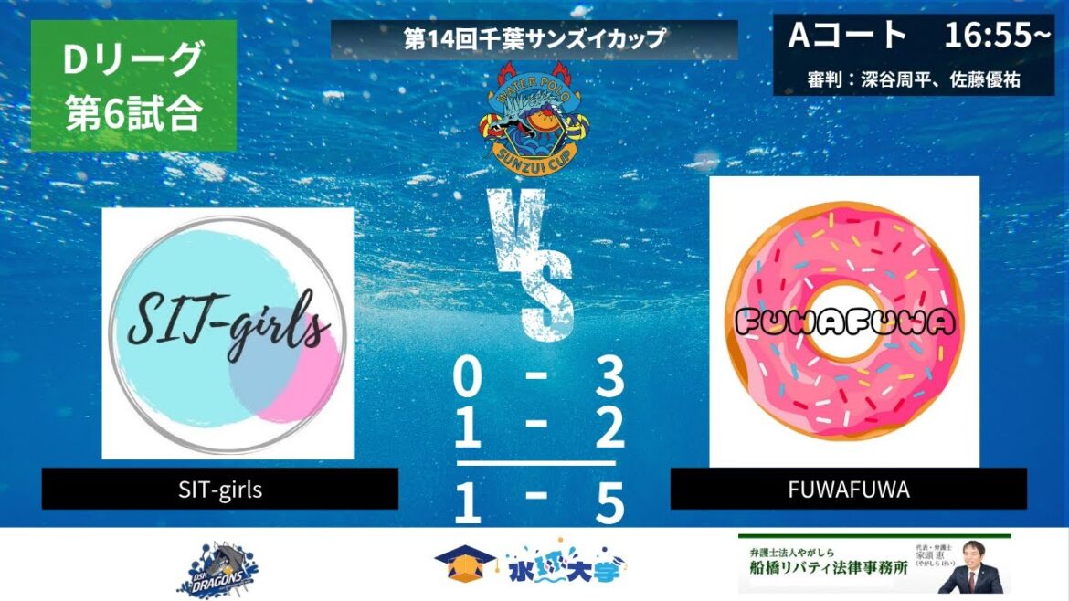 14th Chiba Sanzui Cup D League Match 6 SIT-girls vs FUWAFUWA