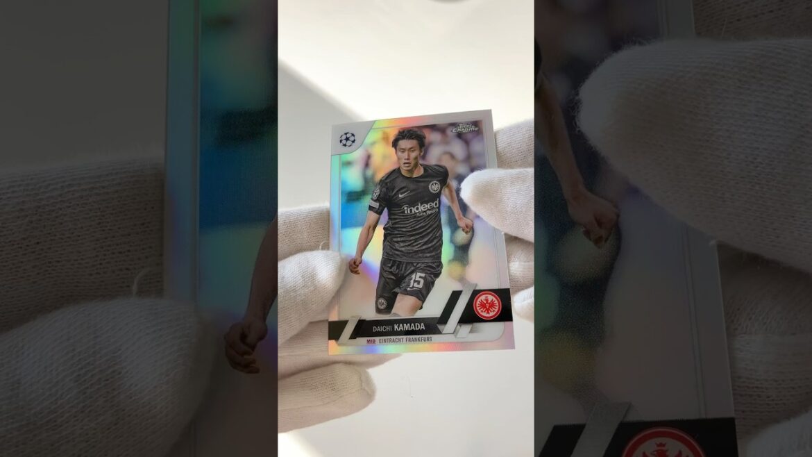 Daichi Kamada 🇯🇵 Eintracht Frankfurt Card | Soccer Card Introduction #Shorts