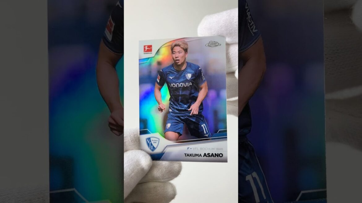 Takuma Asano 🇯🇵 Chrome Refractor | Soccer Card Introduction #Shorts #japanfootball Takuma Asano 🇯🇵 Chrome Refractor | Soccer Card Introduction #Shorts #japanfootball