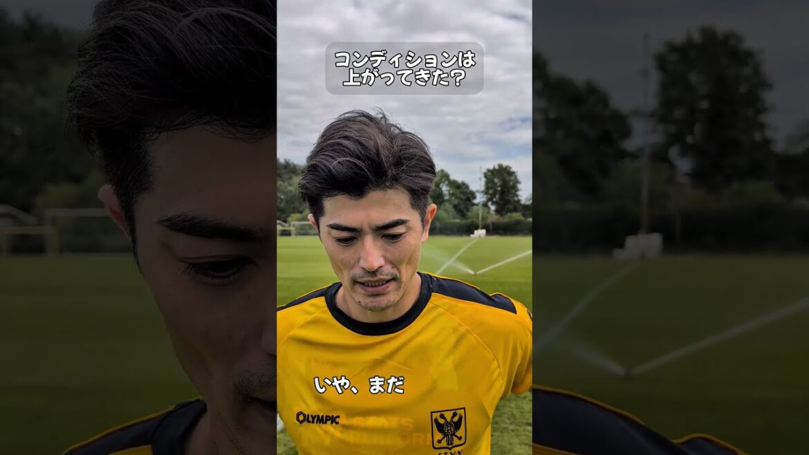 [Sint Troyden]#Taniguchi Shogo interview with players after their first training match in a long time #stvv #Sint Troyden