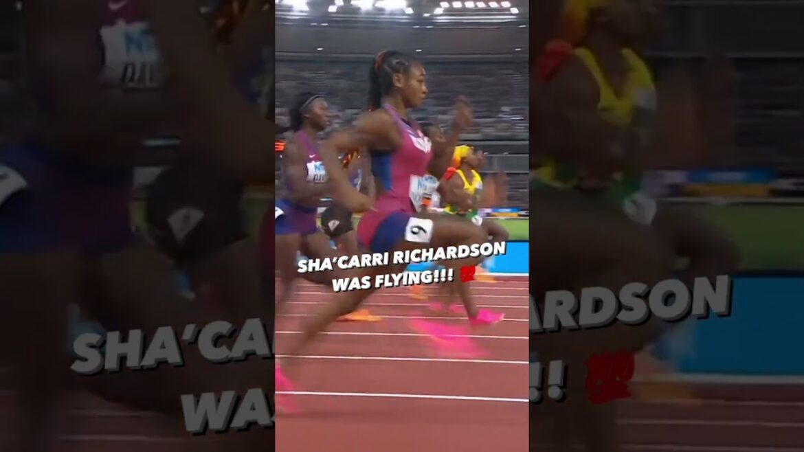 SHA’CARRI IS A WORLD CHAMPION! π₯π² SHA'CARRI IS A WORLD CHAMPION! π₯π²