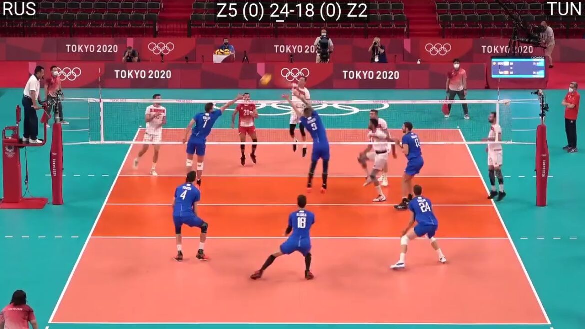 Volleyball Russia - Tunisia Tokyo Olympics FULL Match
