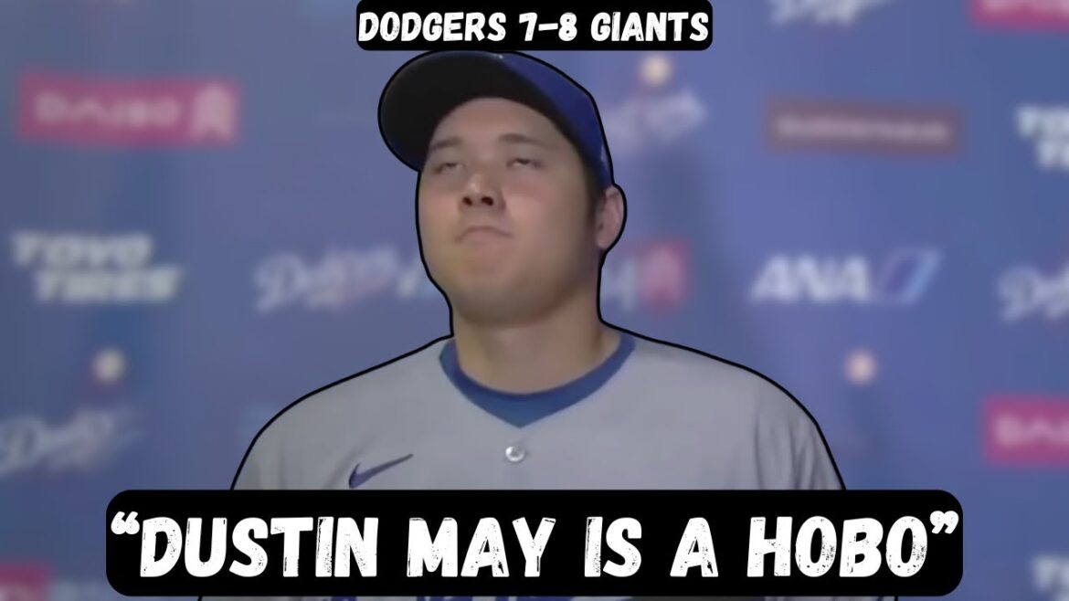 Shohei Ohtani RIPS INTO Dustin May after Dodgers 7th straight loss - Post Game Interview vs Giants