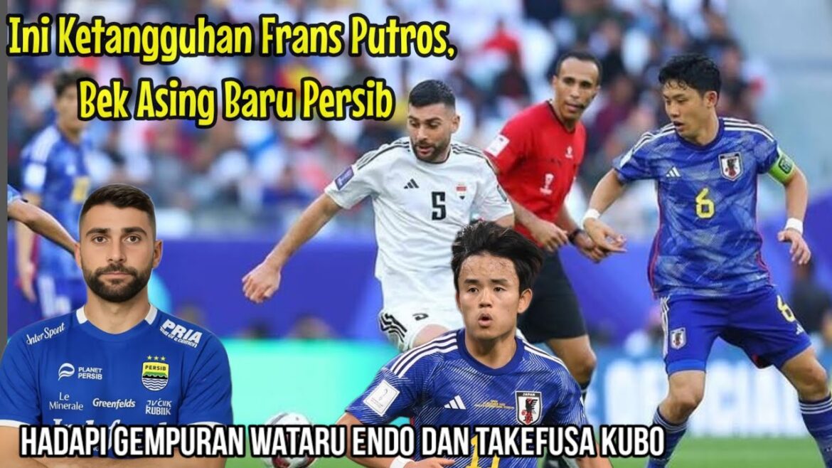 This is the toughness of Frans Putros, Persib's new foreign defender, face the onslaught of Wataru Endo and Takefusa Kubo