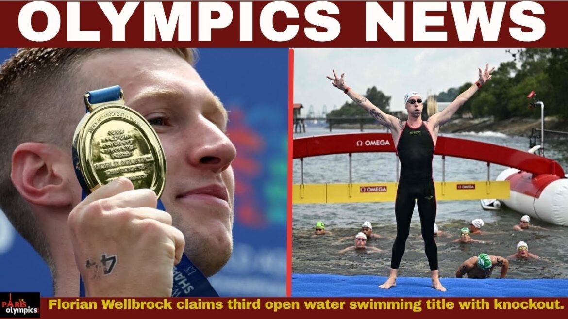 Florian Wellbrock claimed his third gold medal of the 2025 World Aquatics Championships, #olympics Florian Wellbrock claimed his third gold medal of the 2025 World Aquatics Championships, #olympics