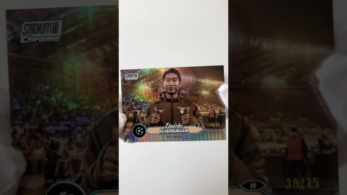 Daichi Kamada 🇯🇵 Stadium Club Chrome (38/75) | Soccer Card Introduction #Shorts