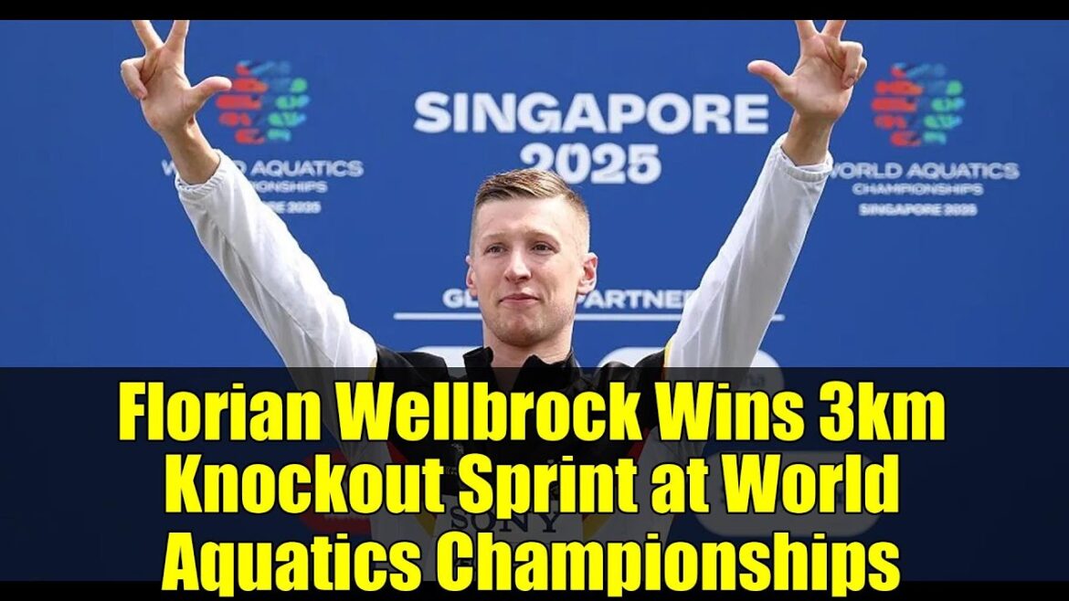 Florian Wellbrock Wins 3km Knockout Sprint at World Aquatics Championships Florian Wellbrock Wins 3km Knockout Sprint at World Aquatics Championships