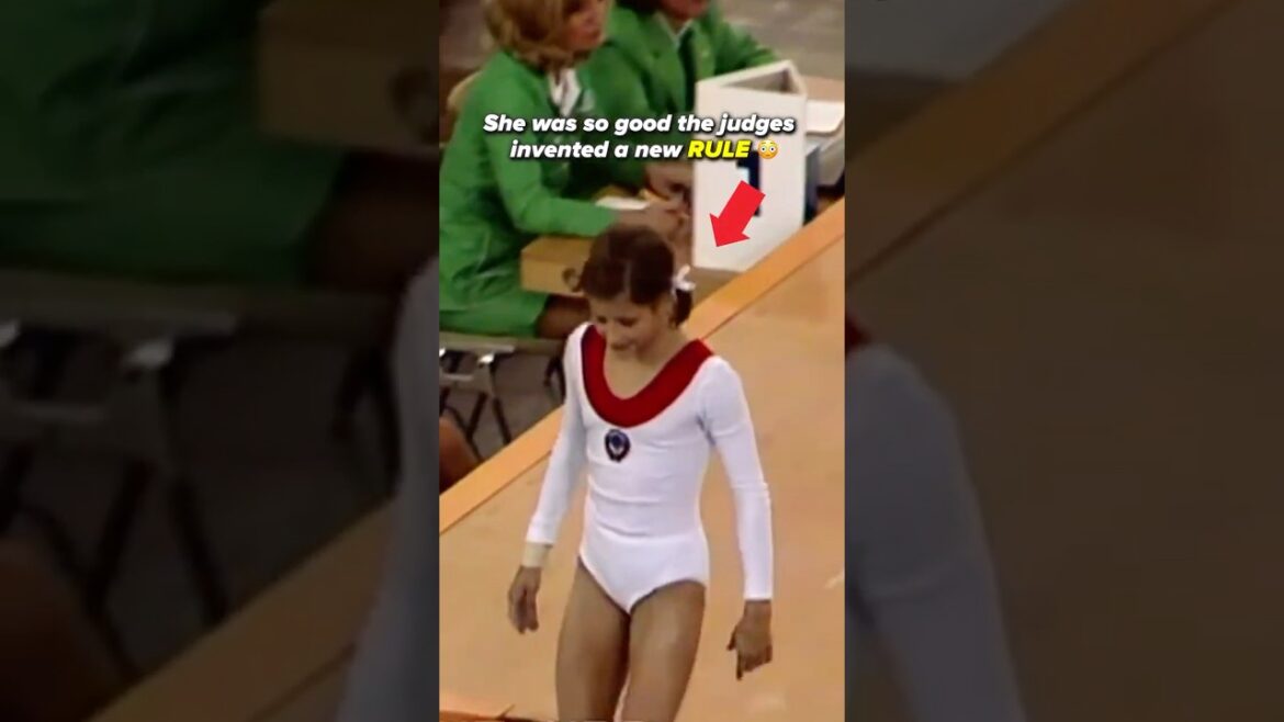 They had to nerf her🤷♀️ #gymnastics #olympics #sports #banned They had to nerf her🤷♀️ #gymnastics #olympics #sports #banned