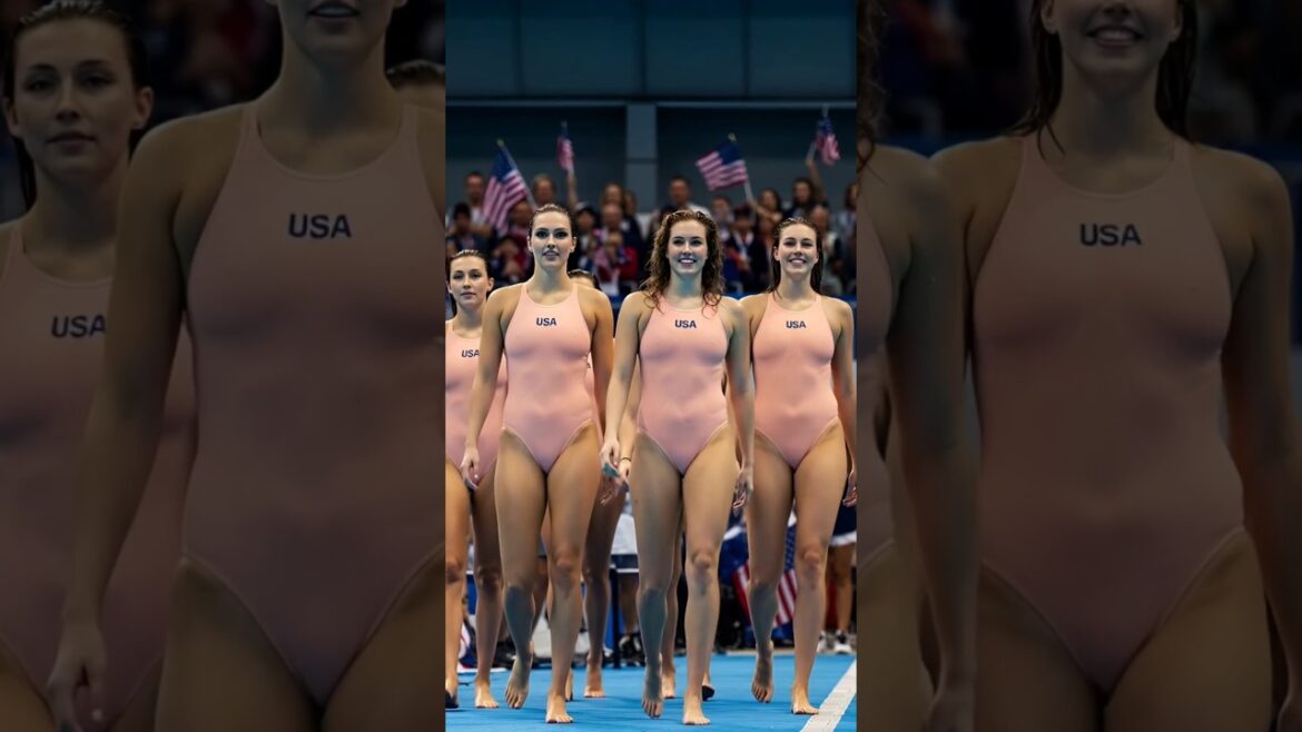 USA Swimming Team Entrance #beauty #athlete #olympics #sports #motivation