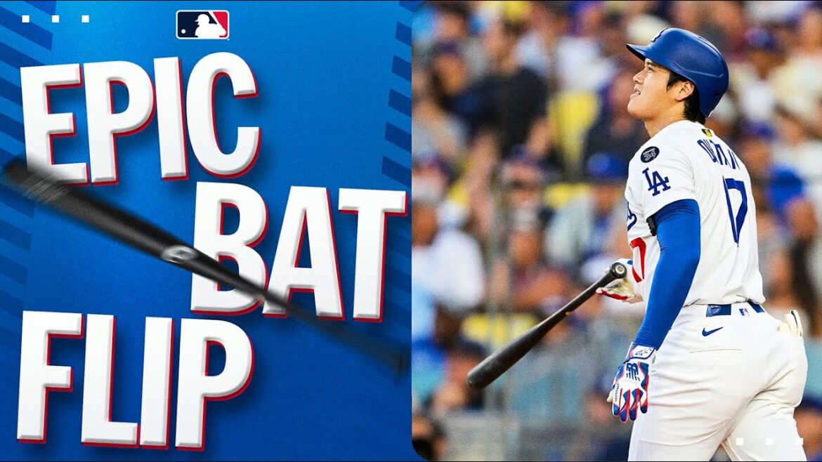 Shohei with an EPIC BAT FLIP for his 35th HR of the season! | Shohei Otani 35 release