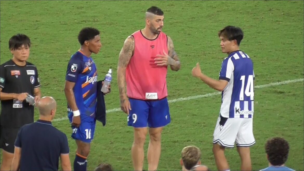 A moment of historic victory for Real Sociedad, led by the prestigious Spanish family of Kubo Takefusa and Juanma, and interpreting Kubo Takefusa in Spanish…V Falane Nagasaki vs Real Sociedad Peace Stadium Nagasaki Stadium City 20250721 A moment of historic victory for Real Sociedad, led by the prestigious Spanish family of Kubo Takefusa and Juanma, and interpreting Kubo Takefusa in Spanish...V Falane Nagasaki vs Real Sociedad Peace Stadium Nagasaki Stadium City 20250721