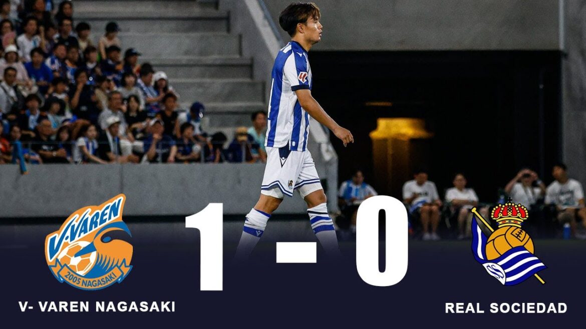 Kubo Takefusa's performances everywhere attracts audiences! Falane Nagasaki vs Real Sociedad July 21st