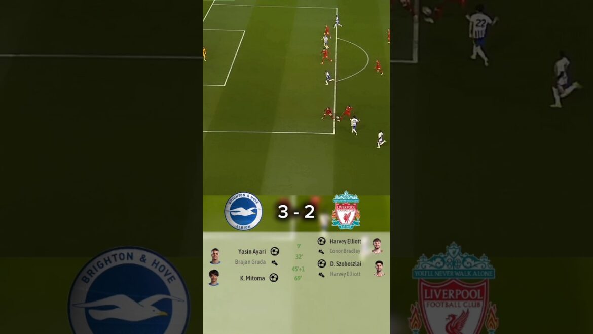 INSANE 85’ WINNER! Brighton’s 3–2 Comeback vs Liverpool