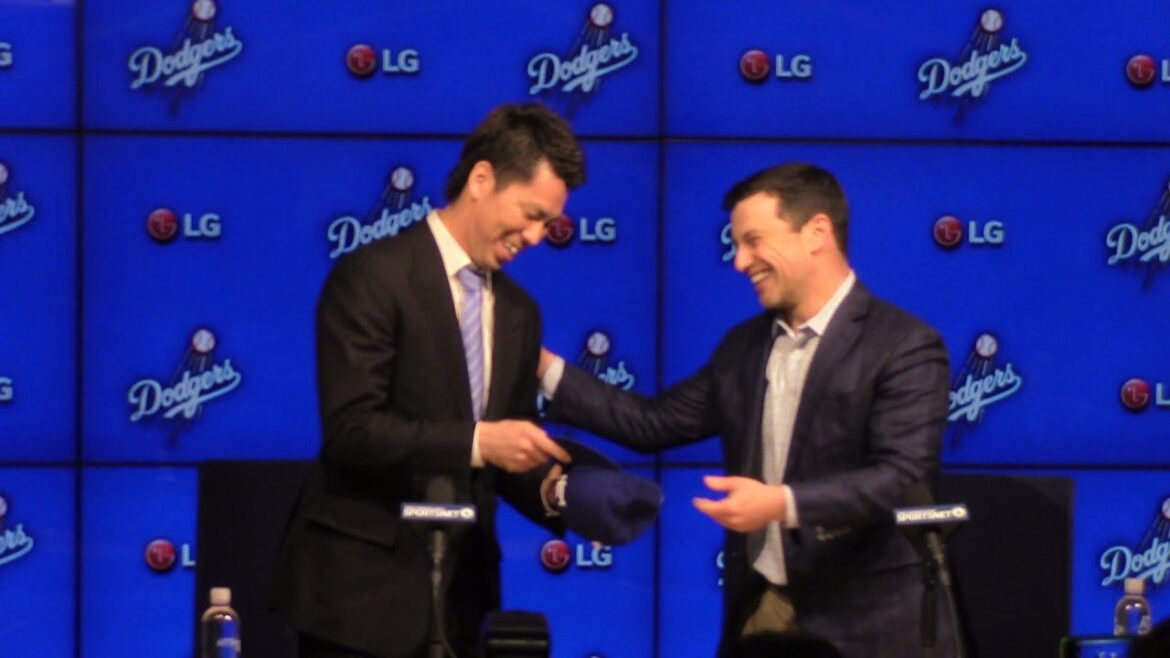 Dodgers introduced Japan’s Kenta Maeda Dodgers introduced Japan's Kenta Maeda