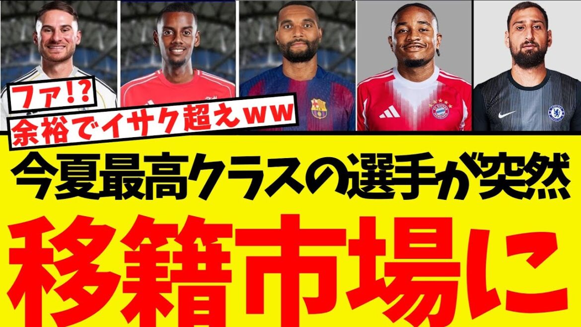 The big club is confused... The best player this summer suddenly appears in the transfer market! !