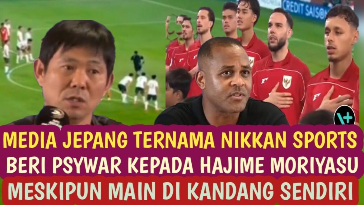 Japanese media give Psywar to Hajime Moriyasu even though playing at home Japanese media give Psywar to Hajime Moriyasu even though playing at home